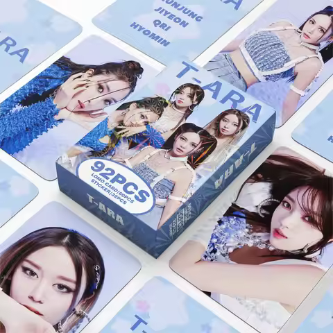 KPOP T-ARA Photocard 16th ANNIVERSARY Boxed Card LOMO Card Sticker Eunjung Hyomin Boram Fans Collect