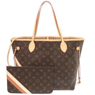 全新未使用 Louis Vuitton Neverfull MM Mon Monogram P01926 手提包，駝色石英 LV 0668 [二手] LOUIS VUITTON