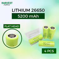 Battery 26650 Harvest Lighting Authentic 5200mAh Baterai Original