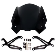 waase สำหรับ BMW G310R G 310R 2016-2024 กระจกหน้ารถพร้อมวงเล็บ