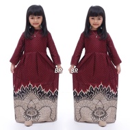 Girls' Fashion, Children's Batik Gamis, Muslim Clothes for Girls Tsc