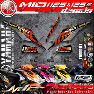 19M3 YAMAHA MIO i125 STOCK DECALS / STICKER FOR MOTORCYCLE PARTS AND ACCESSORIES