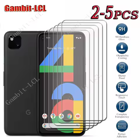 2-5PCS 9H HD Tempered Glass For Google Pixel 4A 5G GooglePixel4A Pixel4A 4G Screen Protective Protec