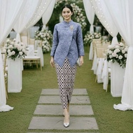Setelan Kebaya Janggan  Akira Batik Katun Jaguard Fukuro Dress Wanita Baju Panjang Atasan Tunik Kond