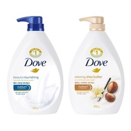 Dove Beauty Nourishing Body Wash 1000ml + Relaxing Shea Butter Body Wash 1000ml(Body Wash &amp; Soap)