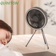 QUINTON Fan Portable USB Battery Powered For Bedroom Office Desktop Travel Camping Table Fans