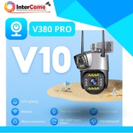 CCTV V380 V10 8MP CCTV Outdoor Camera HD Wi-Fi Waterproof Security Camera Dual Lens Motion Tracking