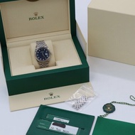 名人商品公益售賣（PopChill X 羽葤）Rolex 勞力士 Datejust 36MM 鑲鑽 深藍色表盤 白金鋼帶 太陽圈 10鑽