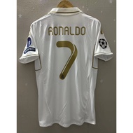 11 12 Real Madrid Ronaldo Home Vintage Jersey Custom T-shirt KAKA