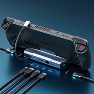 Steam Deck Dock 6 in 1 USB C Docking Station 4K 60Hz HDMI Gigabit Ethernet RJ45 PD 100W Charging USB