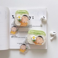 For AIRPODS 4 ANC PRO 3 1/2 IMD Cartoon 3D Bo-chan Wavy Casing Earphone Case Protective Cover