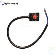 REFINEMENT Low Voltage Passive Dimmer, Red Black DC 0/1-10V Knob LED Dimmer, Portable Copper Plastic