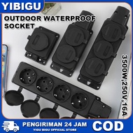 Outdoor Outbow Waterproof Outlet Plug Power Strip IP54