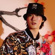 TOKIDOKI หมวก DOUBLE SKULL REVERSIBLE BUCKET HAT