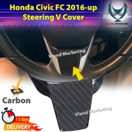 Honda Civic Civic FC 2016-2021 Steering Cover Carbon