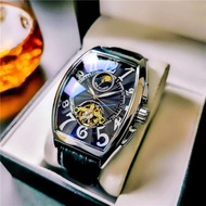 [Ready Stock Original High Version] Swiss Richard fm Frank Watch Men's Muller Mechanical Watch Fully Automatic Miller Hollow Tourbillon Men's Watch