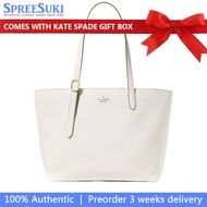 Kate Spade Handbag In Box 454 Large Tote Meringue White KM712