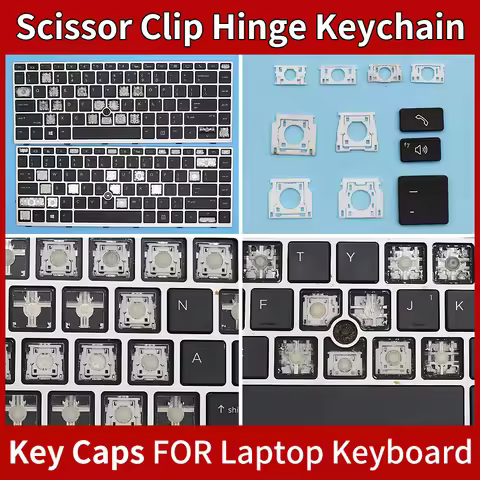 Replacement Keycaps Scissor Clip Hinge For HP Elitebook 745 G5 840 G5 846 G5 840 G6 ZBook 14u G5 14u