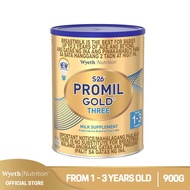 S-26® PROMIL GOLD® THREE Milk Supplement 1-3 Years Old, Can 900g