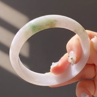 春帶彩翡翠手鐲 | 14圍 | 天然緬甸玉A貨翡翠 | 送禮