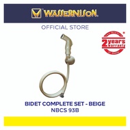 Wassernison Universal Toilet Bidet Complete Set - Beige