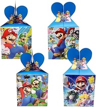 18 Pack Mario Candy Gift Boxes, Mario Themed Party Supplies, Children's Mario Birthday Party Snack Boxes