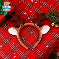 Reindeer Antler Deer Headband Hairband Kids Fluffy Cute Brown Elk Ears Hair Hoop for Halloween Chris