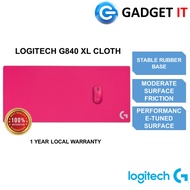 LOGITECH G840 LARGE CLOTH GAMING MOUSEPAD (943-000717) - MAGENTA