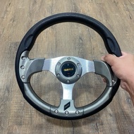 Momo TAITENIUM Sport Steering 13 inch Universe Steering Wheel Kancil Myvi Kelisa Wira Satria