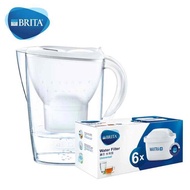 BRITA Marella 3.5L 白色濾水壺及6件裝濾芯- # white
