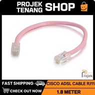 Cisco Lavender ADSL Cable RJ11 Crossover 72-1702-01
