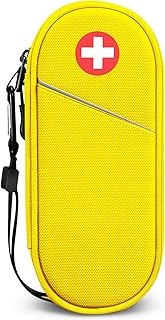 SITHON EpiPen Medical Carrying Case Insulated, Travel Medication Organizer Bag Emergency Medical Pou