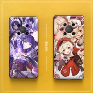 Huawei Mate40/40 Pro Phone Case Genshin Impact Raiden Shogun For Mate40 Pro+ Protective Cover Hu Tao