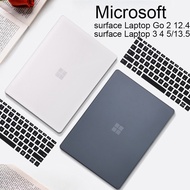 2023 New Case for Microsoft Surface Laptop 13 15 inch case go 1 2 3 4 5 2022 2023 12.4 13.5 inch Hard matte transparent cover model 1943 2013 1868 1951