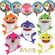 1pcs lovely Baby-Shark foil  balloon birthday party sea animals balloon