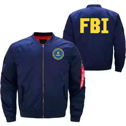 FBI Plus size Bomber Jacket Pilot Men's Outerwear Army Flight Coat Air 8XL Windbreaker Motorcycle Ja