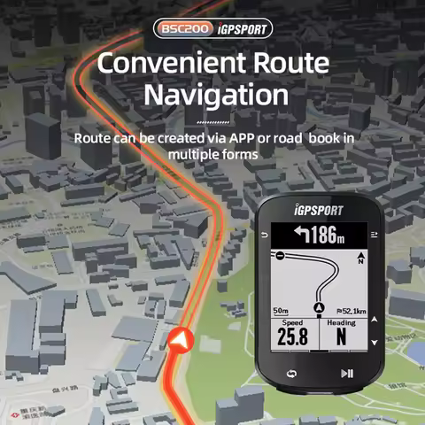 IGPSPORT BSC200C bsc200 GPS Bicycle Computer Cycling Odometer Wireless Speedometer Route Navigation