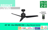 Kaze Zino 42" Ceiling Fan with Remote Control