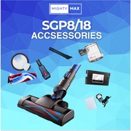 Accessories Spare Replacement Parts for Minihelper Trojan SGP8 &amp; SGP18 Pro Plus Cordless Vacuum Cleaner