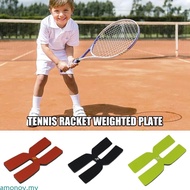 amonoy 6Pcs 3g Tennis Racket Weights Racket Weighted Pad Weight Pad Silicone Weight Racket Weighted 