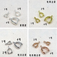 Sterling Silver Pendant Clip Buckle 925 Silver Clip Buckle Jade Pendant Clip Head Pendant Jade Clip 
