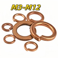 Copper Spring Washer/Spring Washer/Elastic Washer Round Spring Washer M2/M2.5/M3/M4/M5/M6/M8/M10/M12