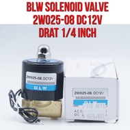 BLW Solenoid Valve 2W025-08 2W025 - 08 DC 12V Thread 1/ 4" 1/ 4 inch DC12V DC12 Direct Valve For Pne