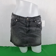 1L700 Jeans Skirt Fashion Short Second Hand Size M Details As Shown In The Picture.