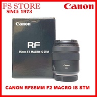 CANON ORIGINAL MALAYSIA RF 85MM F2 MACRO IS STM