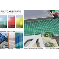 (DISPLAY ONLY) Polycarbonate for Roofing/Skylight Awning/Green House/Walkway/Balcony/Partition/Signb