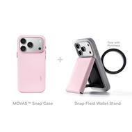 【BEST BUNDLE】iPhone 17 Case & Snap Field Wallet Stand - Free Adhesive Ring
