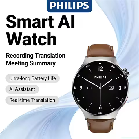 New Philips AI Watch VTR5206 Recording Pen Compact Portable Conference Voice to Text to Translate Me