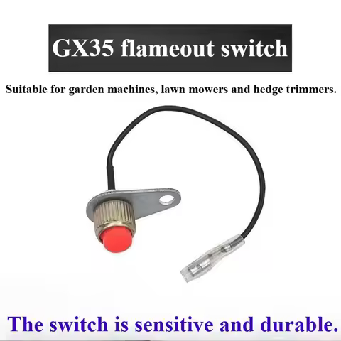 Lawn Mower Accessories GX35/140 Flameout Switch Button Cease Fire Start Power Supply Assembly Flameo