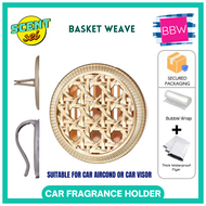 Basket Weave Bath & Body Works BBW Car Fragrance Refill Holder 100% Authentic